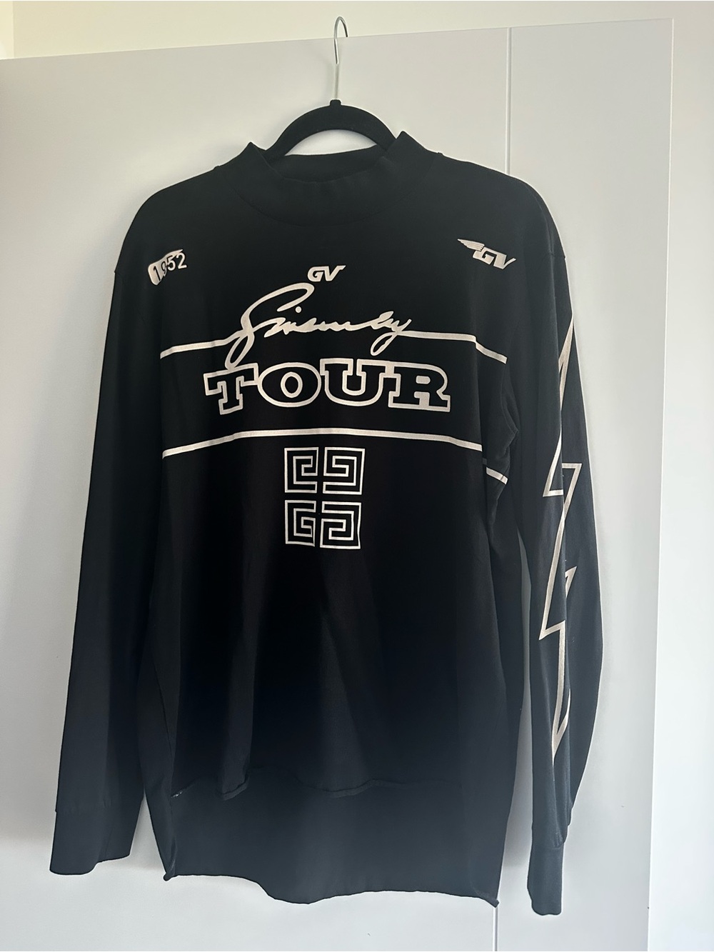 Givenchy Black & White 'Tour' Crewneck Sweater